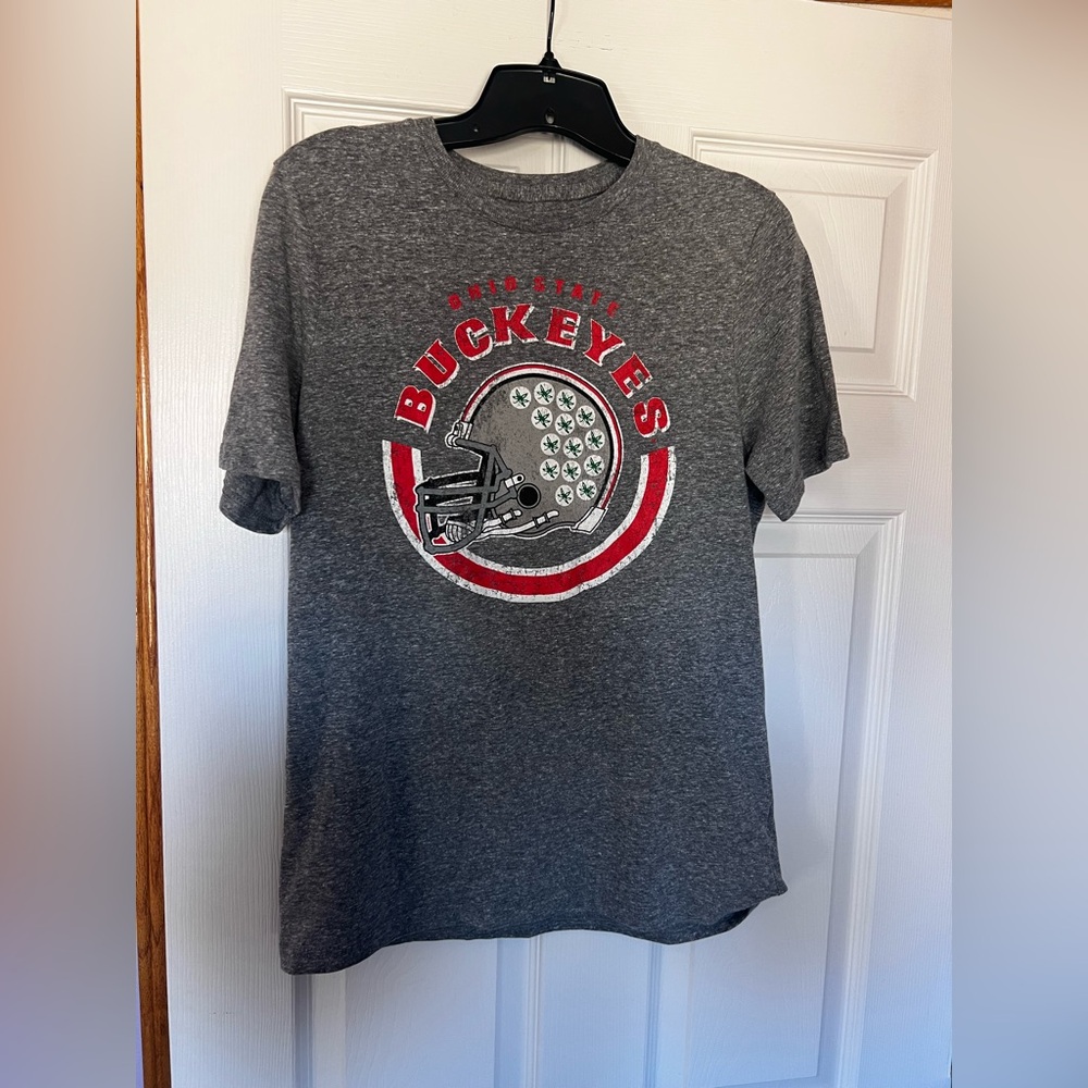 Gen 2 Ohio State Buckeyes Short‎ Sleeve T-Shirt Kid's XL Gray EUC